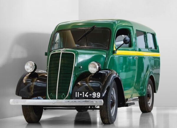 Delta’s first van, a second-hand Ford Fordson.